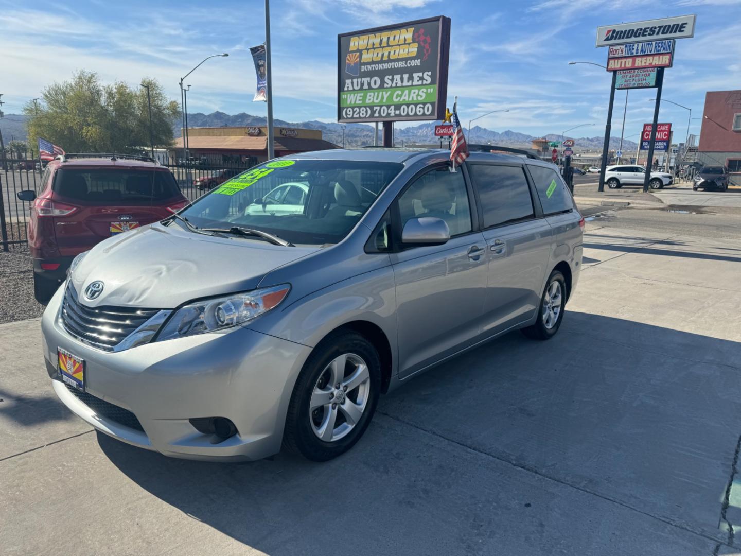 2011 Silver Toyota Sienna (5TDKK3DC1BS) , located at 2190 Hwy 95, Bullhead City, AZ, 86442, (928) 704-0060, 0.000000, 0.000000 - Photo#0